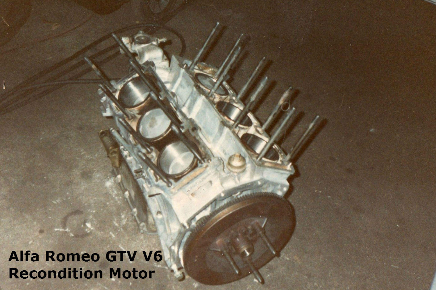 Our Work Alfa Romeo GTV V6 Recondition Motor